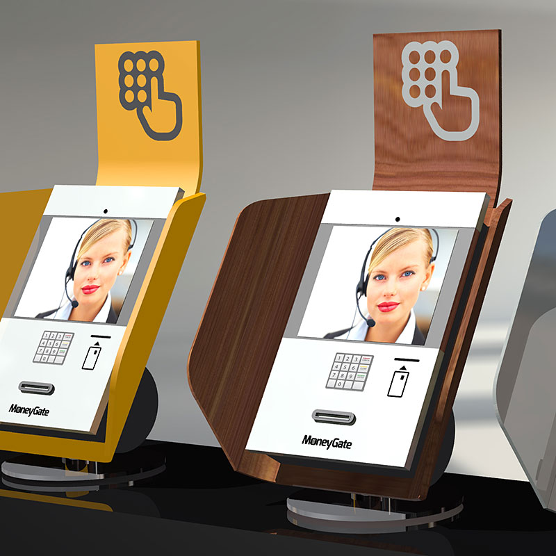 Cashless ATM Terminal device for bank operations