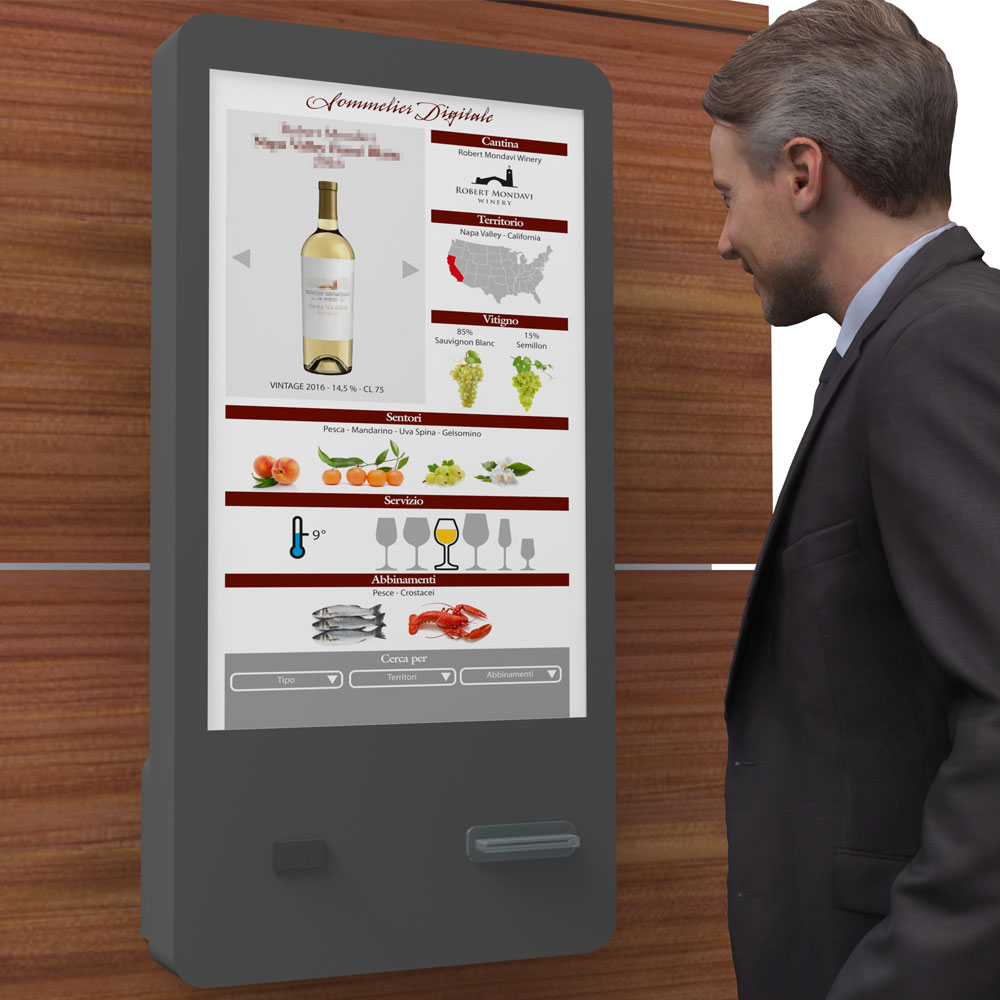 Digital Sommelier | Interface | Self Ordering Kiosk | Plug-in Design Center