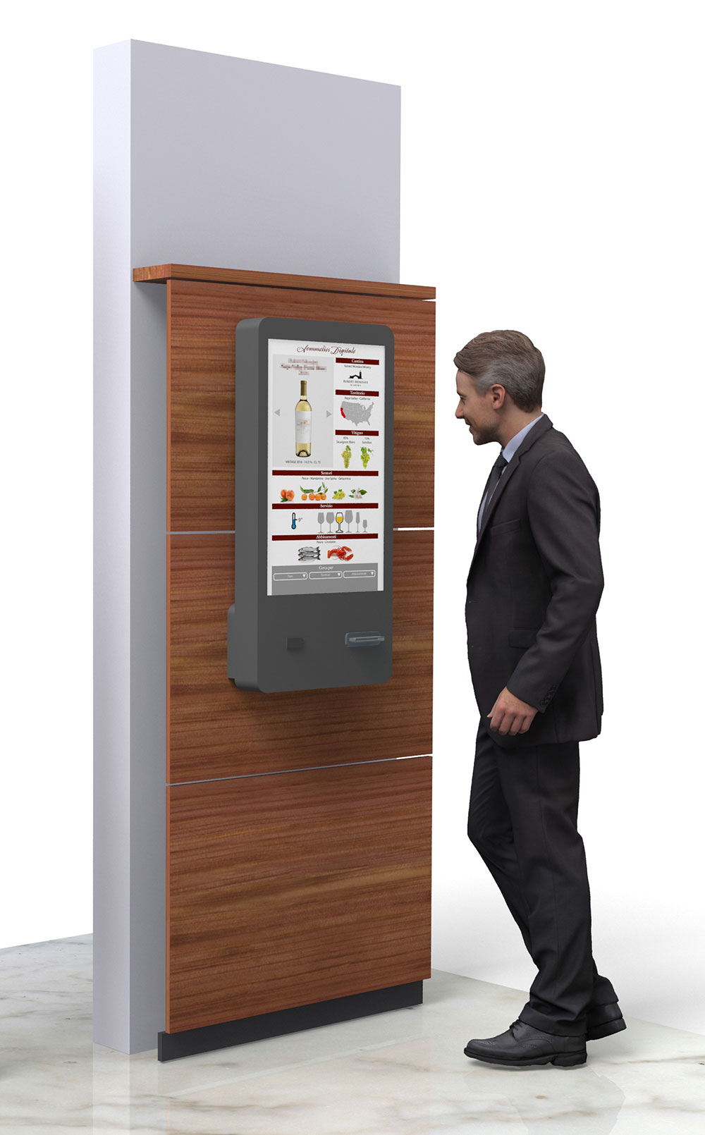 Digital Sommelier | Self Ordering Kiosk | Plug-in Design Center